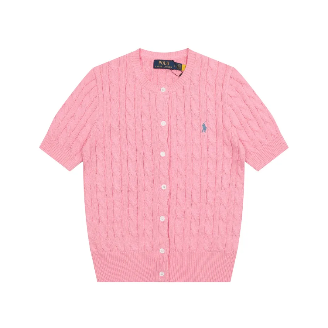 🅿️176 Top quality" Style number: DS021# (not off the shelves all year round) [Ralph Lauren round neck cardigan solid color pony embroidered logo knitted short sleeves] ✅Ralph Lauren classic basic versatile all-season cardigan knitted short sleeves ✅Main supplier platform live broadcast Wholesale entities Replenish when out of stock Not off the shelves ✅ZP quality 1:1 version Scan the code to enter the GF website Counter quality ✅Details and quality are the only one in Guangzhou. Imported quality cotton yarn, focusing on high-end, cost-effective. Needless to say good quality. ✅The version is restored to the original order. The maximum size can be worn up to 160 pounds. Loose, comfortable and stress-free.
